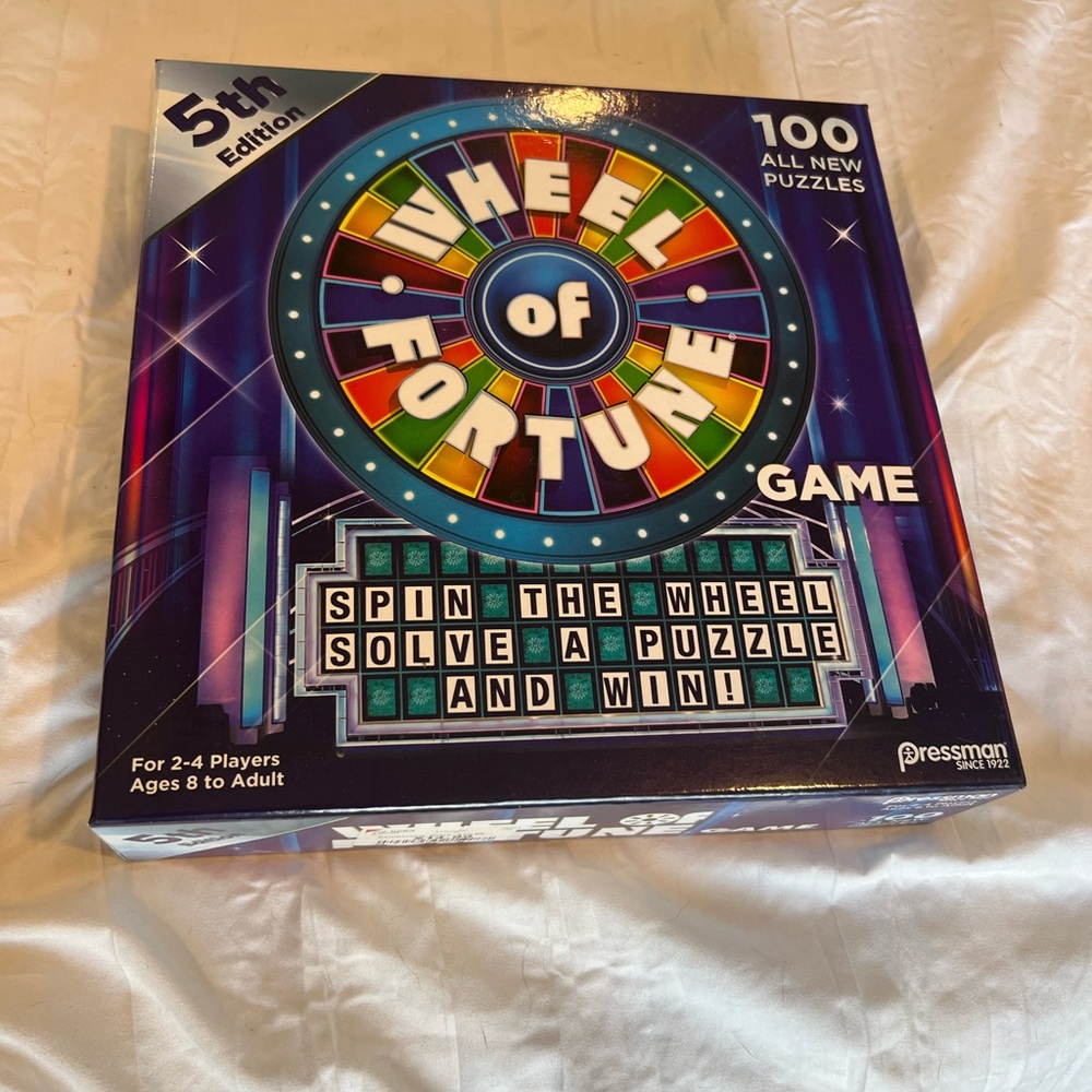 NEW NEVER OPENED WHEEL OF FORTUNE 5th Edition